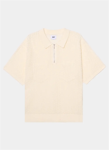 Obey Grant Kvarts Zip Tröja Polo